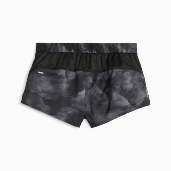 Favourite Velocity 3" Printed Women's Woven Running Shorts, PUMA Black-AOP, extralarge-IND